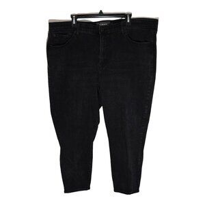 Torrid Jeans Women Size 24R Size 3X Plus Curvy Skinny Cotton Stretch Black